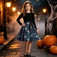 thumbnail image 5 of Piuwrlz Girls Cos Perform Dress for Girl Halloween Party Dresses Blue Size 7 Years, 5 of 9