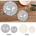 thumbnail image 4 of Alpaca 2 Pack Pot Holders Trivets, Heat Resistant Hot Pads for Kitchen Table Decoration Trivets for Hot Dishes/Pot/Bowl/Teapot/Kitchen Hot Pads Trivets, 7" + 9.45", 4 of 7
