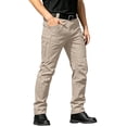 thumbnail image 2 of Men's Cargo Pants Tactical Work Pants Water Resistant Stretch Utility Trousers for Hiking Outdoor with 6 Pockets, 2 of 8