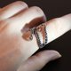 thumbnail image 2 of Anillo Gótico De Acero De Titanio, Anillo Retro De Pulpo De Calamar De Mar Profundo, Joyería De Moda, Anillos Abiertos Ajustables Speravity AP005856-00, 2 of 6