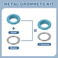 thumbnail image 3 of Uxcell 110 Pcs Grommets Eyelets with Washers 3/8" Grommets Kit Blue, 3 of 7