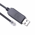 thumbnail image 1 of USB to RS232 RJ9 4P4C Console Serial Cable for Ioptron Equatorial IEQ30 Pro CubePro Cube-II SkyGuider Pro emc60 AZ Mount Pro ZEQ25 SmartEQ Pro FT231XS Chipset (16FT, USB to RS232 RJ9), 1 of 4
