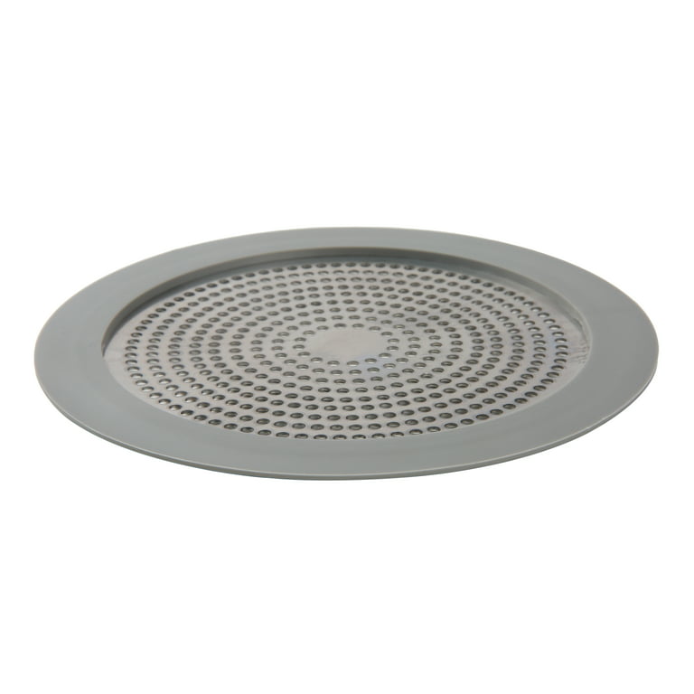 Mainstays Stainless Steel Universal Shower Strainer with Rubber Gasket - Gray - 5.75 in