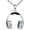 Headphones, variant on YAFEINI Sport Necklace 18K Gold Plated Sterling Silver Headphone Basketball Pendant Necklace Sports Jewelry Gifts for Men Women