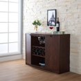 thumbnail image 3 of Furniture of America Bruno Contemporary Wood Multi-Storage Buffet in Walnut, 3 of 6