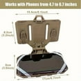 thumbnail image 3 of Universal Phone Mount for Tactical Vests, Holders for 4.7-6.7" Phones on Plate Carriers, 3 of 13