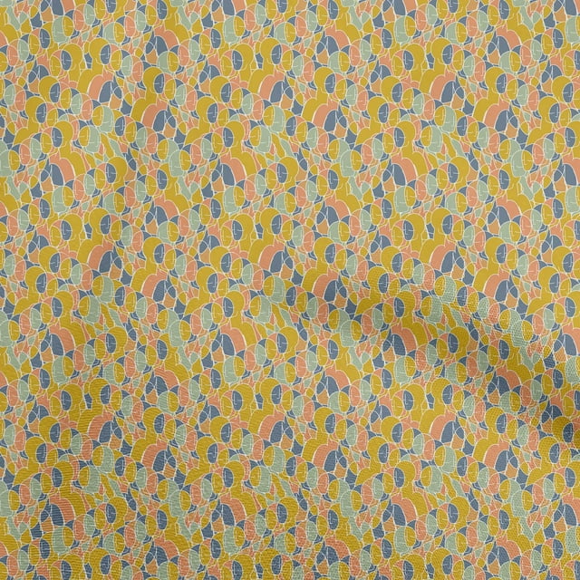 oneOone Cotton Cambric Olive Green Fabric Abstracts Craft Projects Decor Fabric Printed By The Yard 42 Inch Wide