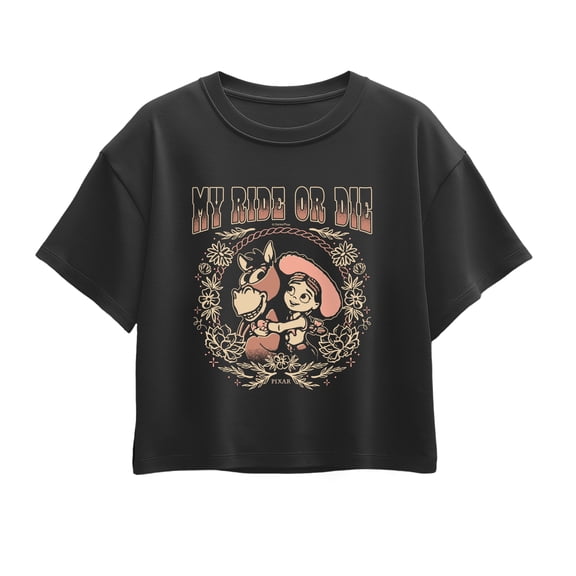 Toy Story 5 - Ride or Die Jessie and Bullseye - Youth Girls Boxy T-Shirt