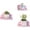 Pink-3pack, variant on Small Floating Shelves Mini Cloud Shelves Hanging Display Wall Shelf for Kids Bedroom,7 Pack,with 2 Types of Installation,Pink-L