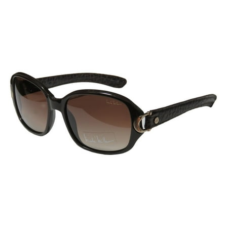 Interchangeable Lens Golf Matte New Nicole Miller Trinity Womens/Ladies Designer Full-Rim 100% UVA & UVB Brown / Matte Gold Contemporary Runway Fashion Shades Sunnies Frame Gradient Brown Lenses 56-17-130 Sunglasses/Eyewear ()