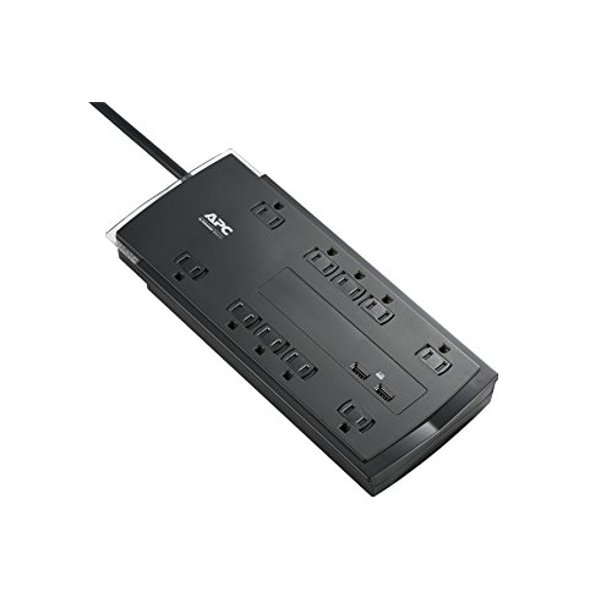 APC Surge Protector Power Strip with USB Ports, P10U2, 4320 Joule, 10