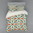 thumbnail image 2 of Ambesonne Colorful Bedding Set 3 Pcs, Eastern Culture Ornaments, Twin XL, Multicolor, 2 of 3