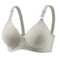 thumbnail image 1 of Kabnic Wireless Plus Size Bras, Full Coverage Bras, Women Color Comfortable Hollow Out Perspective Bra Underwear No Rims, 1 of 2