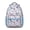 Sky-blue-4, variant on Bohemian Ethnic Waterproof Backpack for Students - Rustic Retro Colorful Hippie Design, Breathable Padded Straps & Spacious Storage, Stylish Exotic Earthy Patterns for School & Work