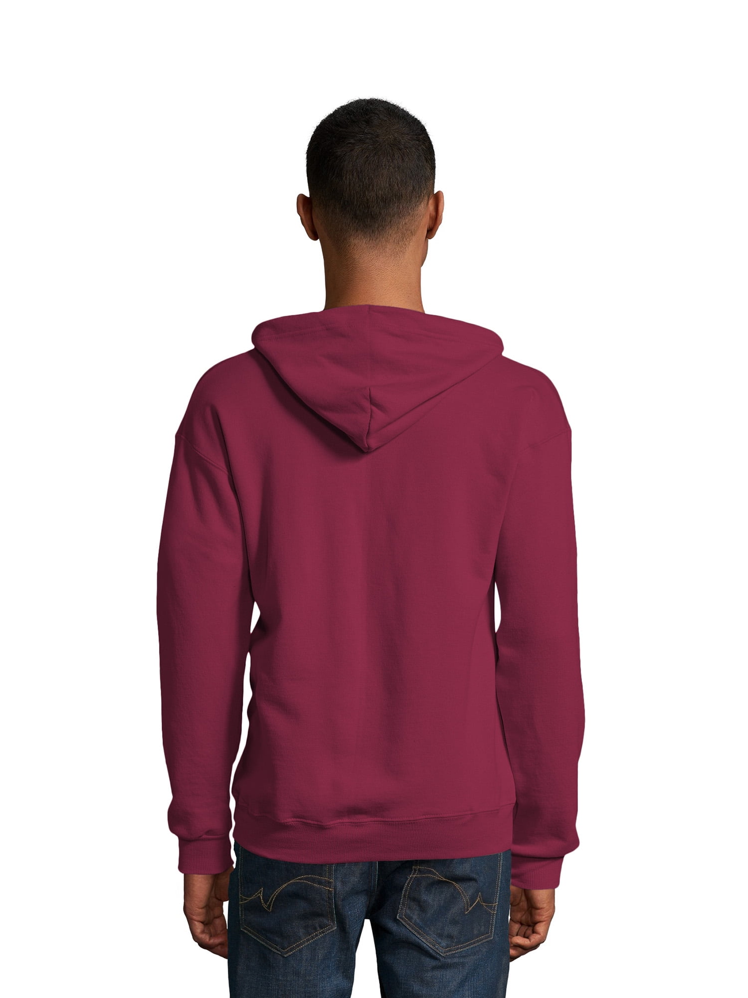 Hanes Essentials Men's EcoSmart Fleece Full Zip Hoodie, Sizes up to 3XL