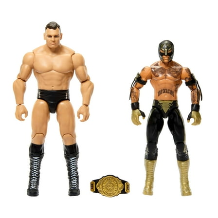 WWE Championship Showdown Rey Mysterio & Gunther 2-Pack Action Figures & Accessory