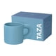 thumbnail image 4 of Paquete con 15 piezas de Taza de cerámica con acabado mate azul 13.8 x 8.2 x 8.7, 4 of 5
