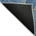 thumbnail image 5 of Addison Rugs Chantille Indoor/Outdoor Transitional Damask Blue Machine Washable Rectangle Rug, 10' x 14', 5 of 7