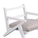 thumbnail image 3 of 1:12 , sofá, sillón, muebles, accesorios para fotos, hecha a mano, accesorios de decoración, Mini silla para balcón, Blanco Hugo Sillón de sofá de casa de muñecas, 3 of 5