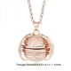 thumbnail image 5 of Collar con medallón Qarigey dorado/cobre con imagen en el interior, 5 of 6