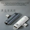 thumbnail image 3 of USB C A 3,5 Mm Auriculares Y Adaptador De Cargador, 2 En 1 Aux A USB C Jack Audio Hifi DAC Con Adaptador De Dongle De Carga Rápida De 100W, 3 of 7