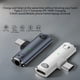 thumbnail image 3 of USB C Al Adaptador De Cargador De Auriculares, Aleación De Aluminio USB C Macho A 3,5 Mm Hembra, 100W PD 20V5A, Chip DAC, Control De Volumen Compatible Con PD QC 100W 65W 45W, 3 of 7