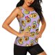 thumbnail image 2 of Balery Cartoon Avocados Camiseta sin mangas estampada ligera para mujer, tops de entrenamiento sin mangas, camisetas de yoga transpirables de secado rápido.-Large, 2 of 7