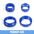 thumbnail image 4 of Unique Bargains AC Audio Volume Tune Control Switch Knob Ring Cover Replace for Nissan Murano 2015-2021 Blue (Set of 4), 4 of 6
