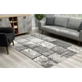 thumbnail image 2 of Rug Branch Modern Abstract Boho Grey Beige Indoor Area Rug - 8x10, 2 of 6
