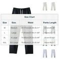 thumbnail image 2 of Generic Mens Baggy Sweatpants Solid Warm Up Drawstring Joggers Running Classic Workout Comforty Pants with Pockets, 2 of 7