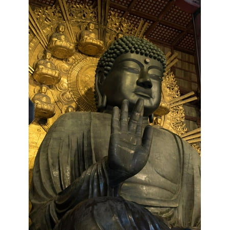Todaiji Temple - Great Buddha Statue in Todaiji Temple, Nara Prefecture, Japan Print Wall Art