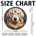 thumbnail image 2 of 89Bloom Golden Retriever Dog Suncatcher, Stained Glass Golden Retriever Suncatcher, Golden Retriever Glass Suncatchers for Windows Stained Glass, 2 of 7
