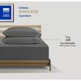 thumbnail image 6 of THREAD SPREAD King Size Pillow Cases Set of 2 - 400 Thread Count 100% Cotton King Size Pillowcases, Soft Cooling Sateen Hotel Pillowcases (Dark Grey), 6 of 9