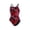 Red, variant on XtraSleek Eco Destroyer V-2 Back Swimsuit Red Size 28