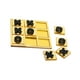 thumbnail image 2 of Juego de tres en raya Juegos de mesa XO Games Decorativo para amigos Noche familiar Goody Dorado, 2 of 9