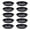 Black, variant on Visland 10PCS Plant Saucer, Durable Plant Tray Flower Pot Saucer Round Pallets for Indoors and Outdoor, Plant Container Accessories