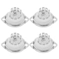 thumbnail image 1 of Raindrops 4Pcs Mini Tube Vacuum Attachments for Vacuum Tubes Ninepin Design Audio Equipment, 1 of 7