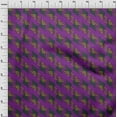 thumbnail image 3 of oneOone Georgette Viscose Fabric Leaves Block Decor Fabric Printed BTY 42 Inch Wide, 3 of 4