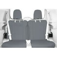 thumbnail image 2 of CalTrend Rear 50/50 Split Bench Faux Leather Seat Covers for 2007-2013 Cadillac Escalade - CD415-08LX Light Grey Insert and Trim, 2 of 3