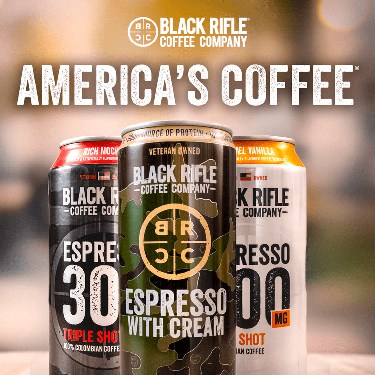 Black Rifle Coffee Company Iced Espresso Triple Shot, Rich Mocha