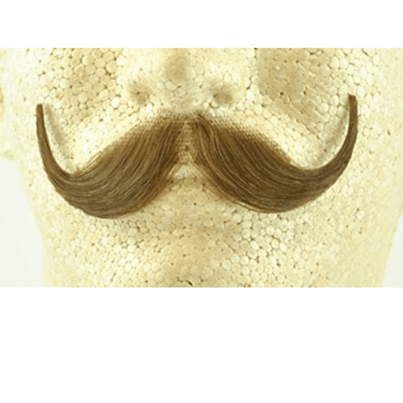 Light Brown Handlebar Moustache