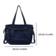 thumbnail image 5 of Bolso Hombro Mezclilla para Mujer Con Pequeño Mano Niñas (oscuro) Azul, 5 of 5