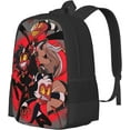 thumbnail image 2 of Helluva Boss Backpack,3d Print Laptop Backpack Lightweight Casual Daypack Bookbag 16.5 In, 2 of 8