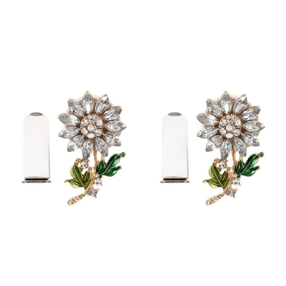 Masteelf 2 pcs  Beautiful Car Air Vent Freshener Sunflower Aroma Clip Car Interior Perfume
