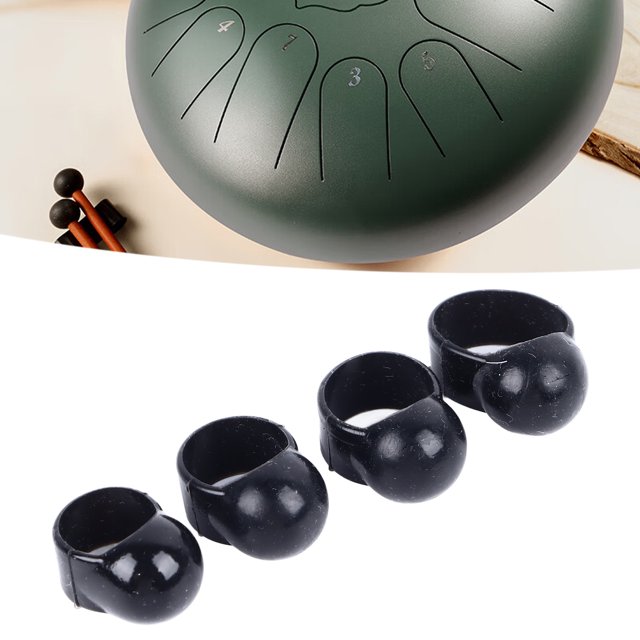 Drum Finger Cover, Noise Filtering Soft Silicone Knocking Finger Sleeves For Music Recording