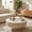 Marble, variant on Kevinplus Round Coffee Table, Black MDF Handcrafted Tables with Pedestal for Apartment, Living Room, 31.49 inch