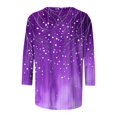 thumbnail image 5 of Mittory Womens 3/4 Sleeve Tunic Tops Casual Dressy Floral Print Blouses Crew Neck Fall Tees Ethnic Boho T Shirts, 5 of 5