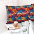 thumbnail image 4 of Honeii Colorful Hawaii Palms Print Pillow Cases,Plush Throw Pillow Covers,Decorative Pillowcase for Sofa, Couch, Living Room-20"x30", 4 of 6