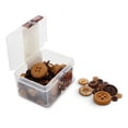 thumbnail image 2 of UNIQUE CREATIV Box of Buttons, Assorted Sizes & Shades, Reusable Clear Case – ~65 g, 2 of 4