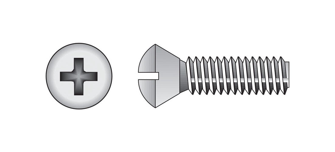 Hillman 826000 0.25-20 x 2.5 in. Phillips Pan Head Stainless Steel Machine Screw